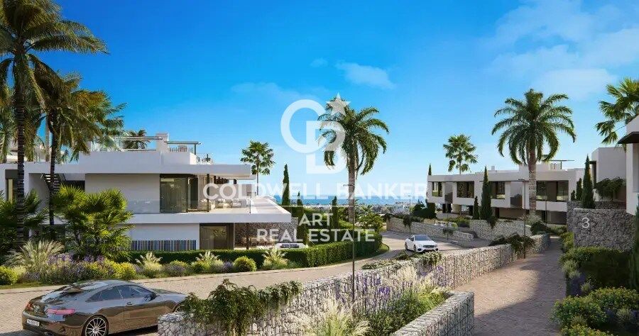 Residential complex composed of luxury villas and apartments in Marbella, on the Costa del Sol.