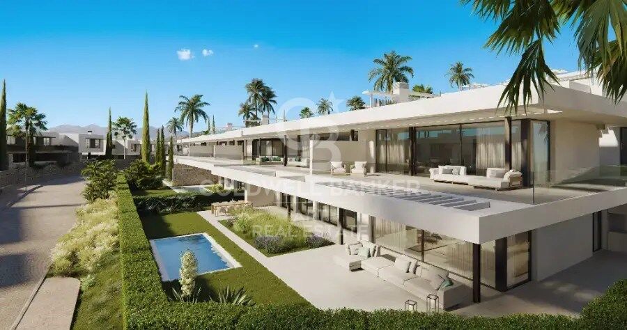 Complexe résidentiel composé de villas et d'appartements de luxe à Marbella, sur la Costa del Sol.