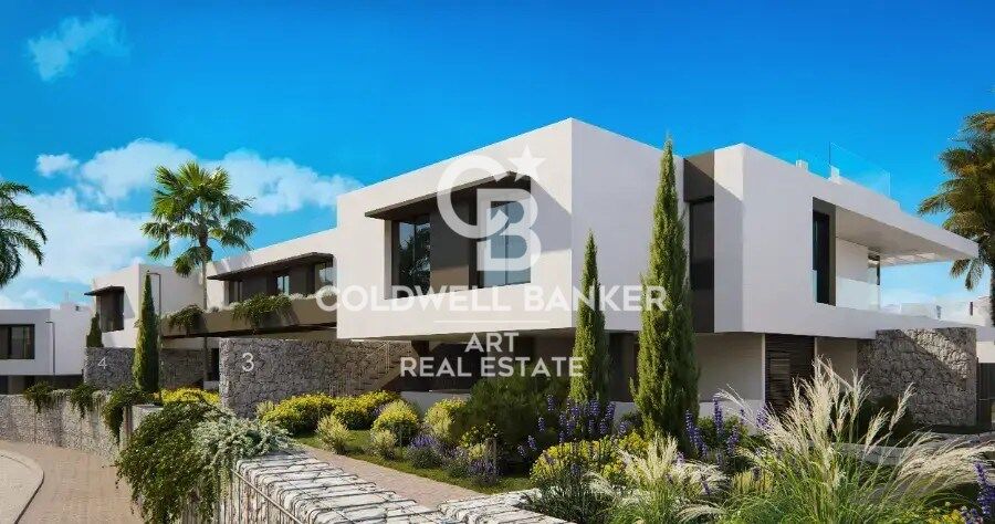 Residential complex composed of luxury villas and apartments in Marbella, on the Costa del Sol.