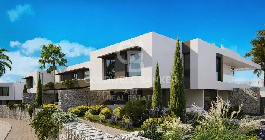 Residential complex composed of luxury villas and apartments in Marbella, on the Costa del Sol.