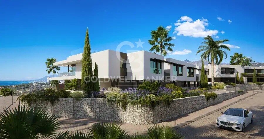 Residential complex composed of luxury villas and apartments in Marbella, on the Costa del Sol.
