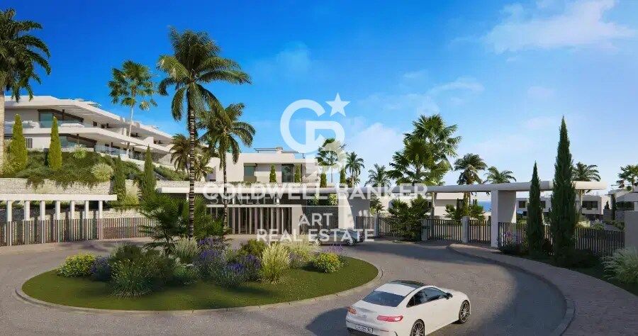 Residential complex composed of luxury villas and apartments in Marbella, on the Costa del Sol.