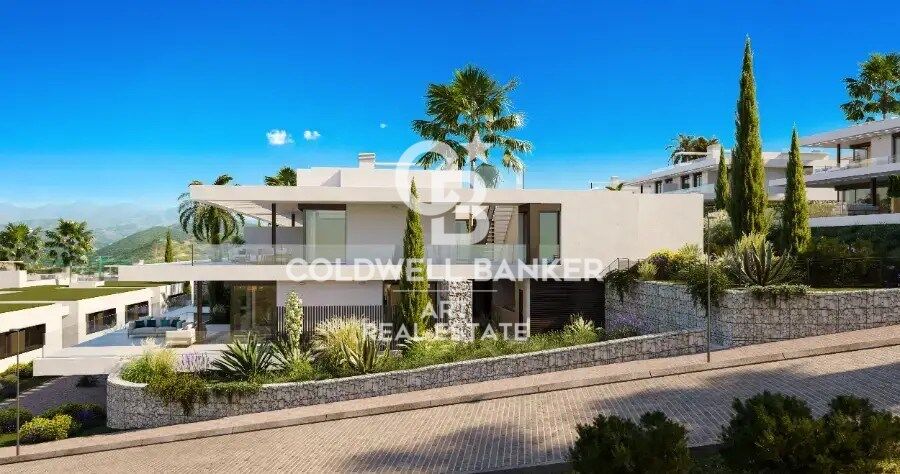 Residential complex composed of luxury villas and apartments in Marbella, on the Costa del Sol.
