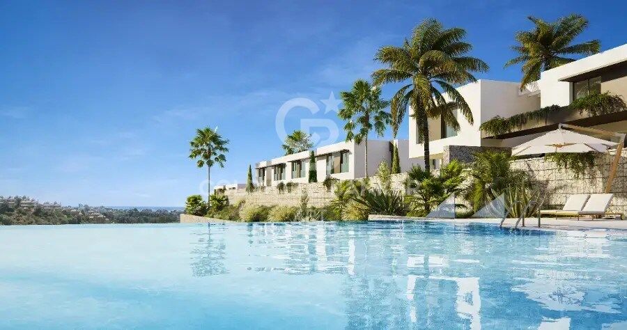 Residential complex composed of luxury villas and apartments in Marbella, on the Costa del Sol.