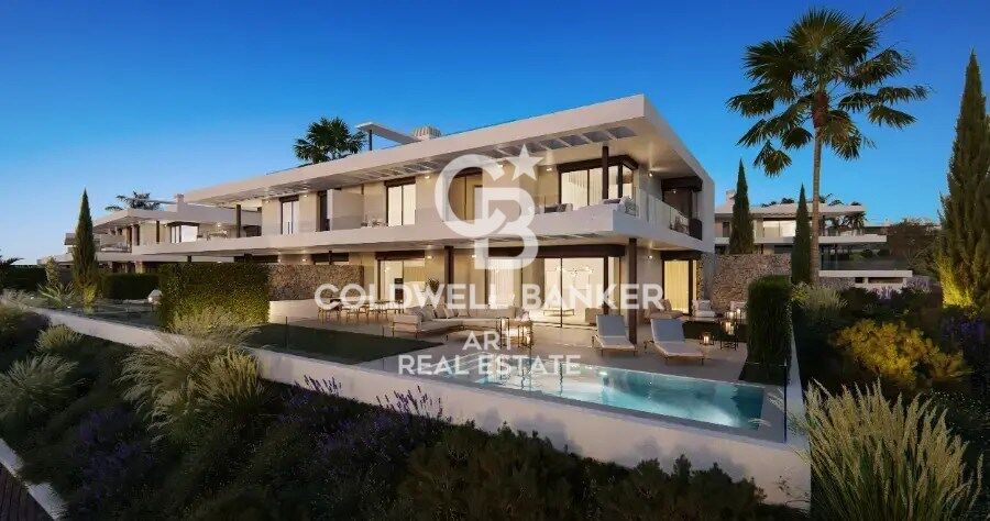 Residential complex composed of luxury villas and apartments in Marbella, on the Costa del Sol.
