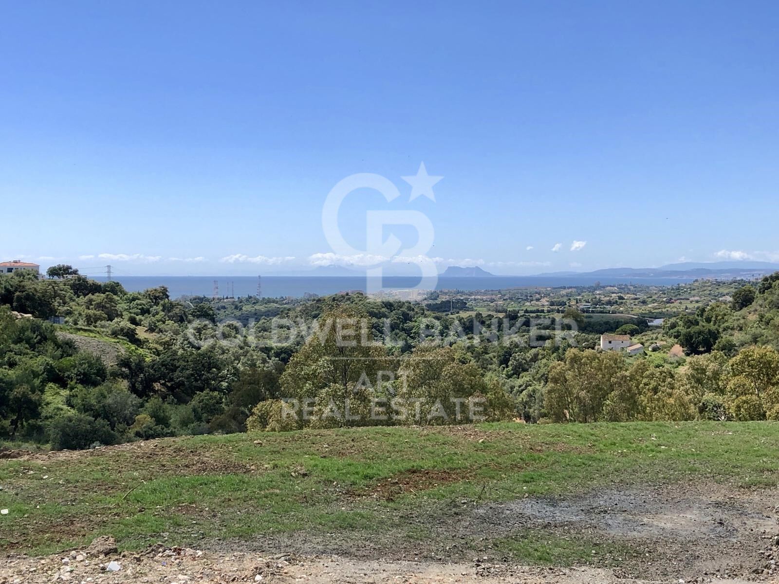 Spectacular building plots with incredible sea views in Estepona