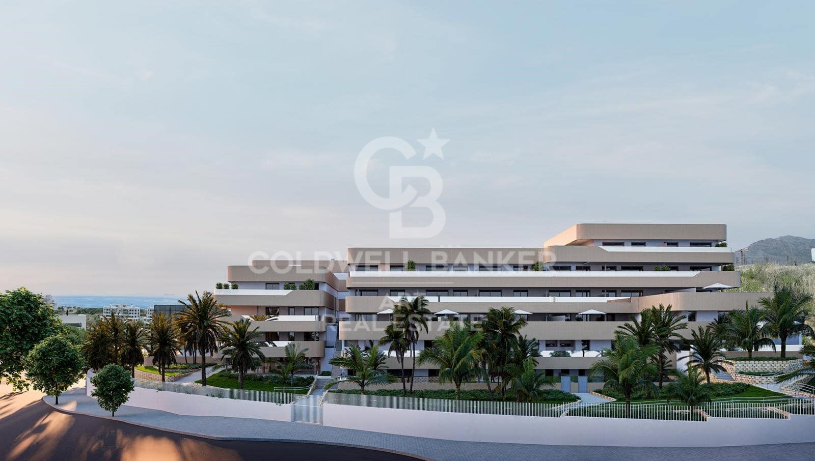 Off-plan apartments with panoramic sea views in Estepona