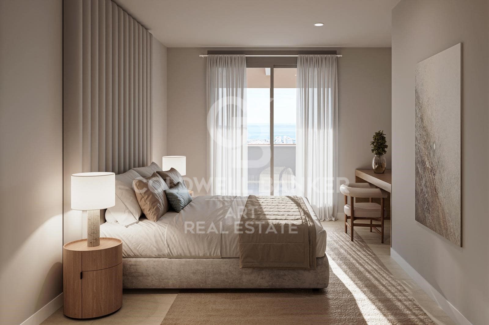 Off-plan apartments with panoramic sea views in Estepona