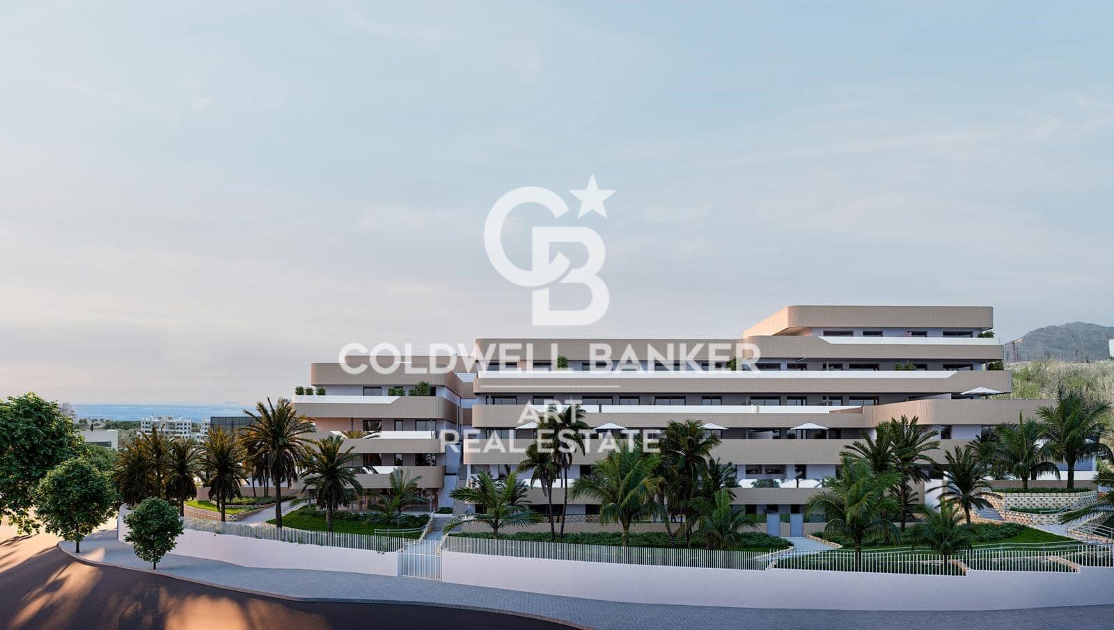 Appartements sur plan avec vue panoramique sur la mer situés à Estepona