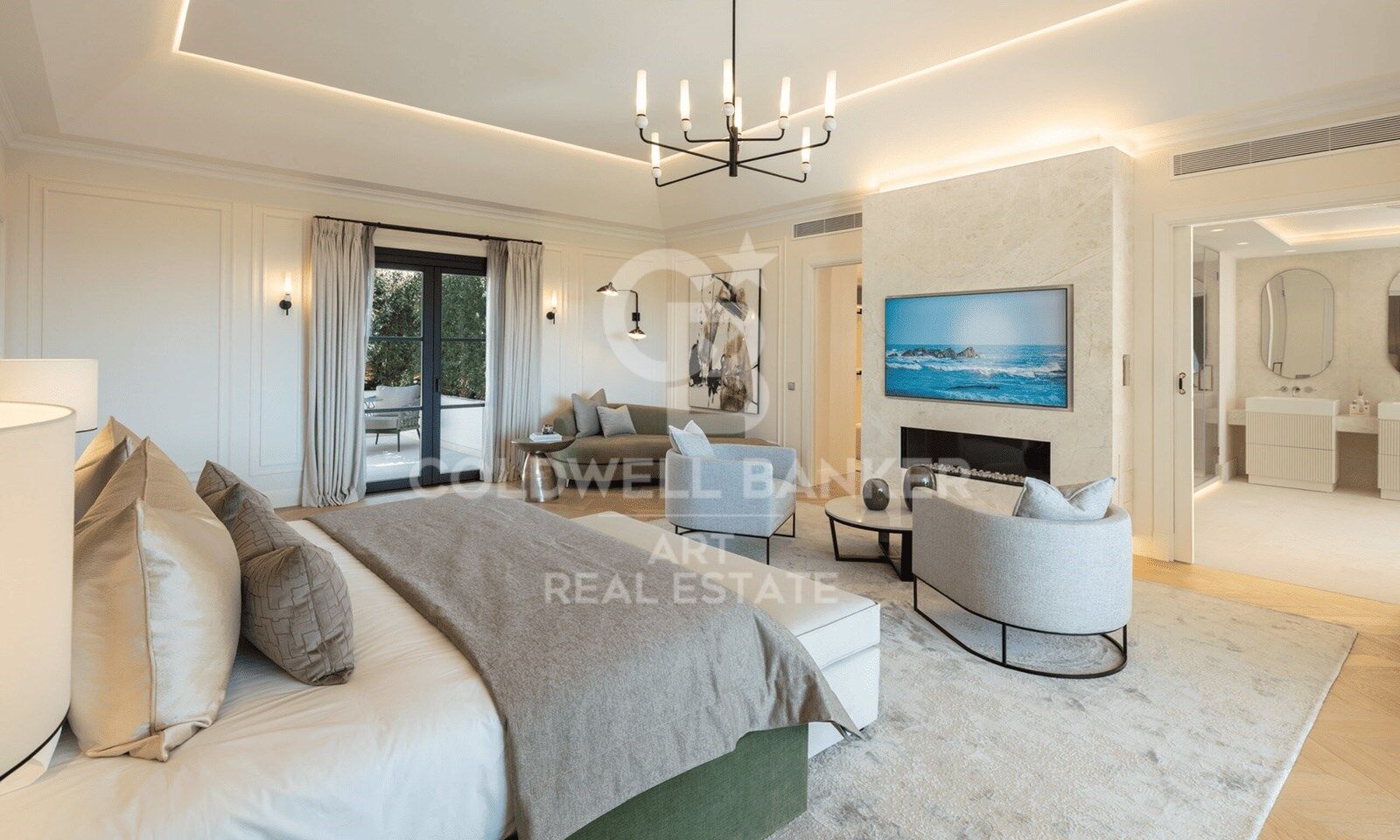 Maravillosa villa con piscina interior y vistas impresionantes sobre el Mediterráneo en Sierra Blanca