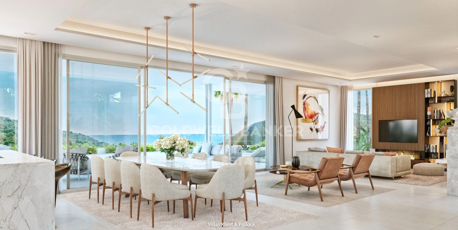Espectacular conjunto de villas de diseño Minotti en Palo Alto, Ojén