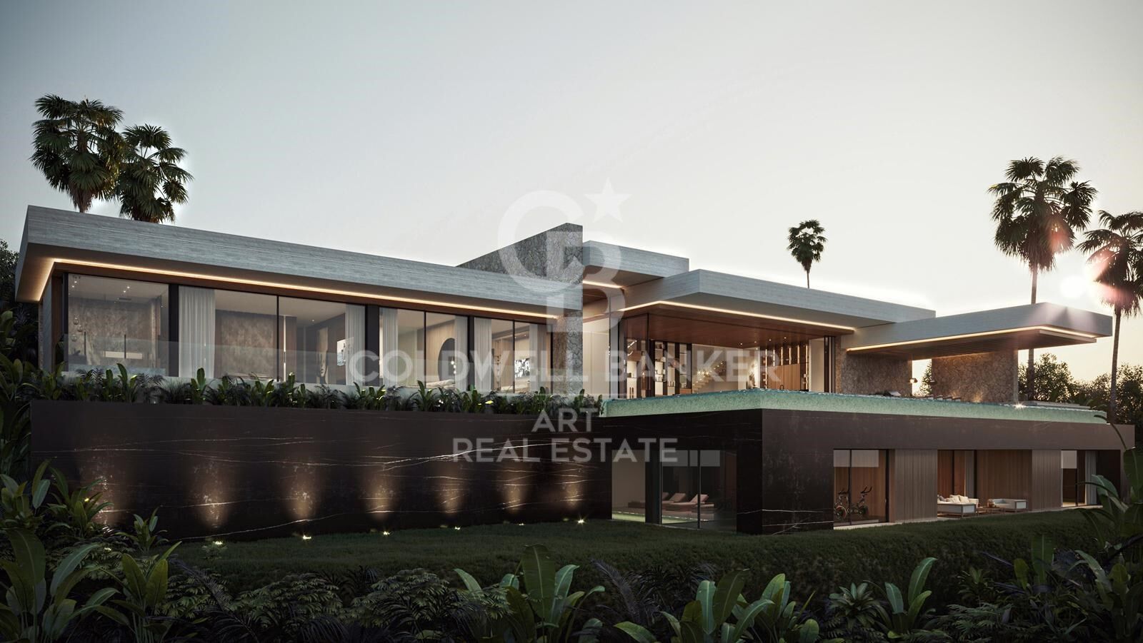 Elegancia moderna con vistas panorámicas: una villa única en Benahavís