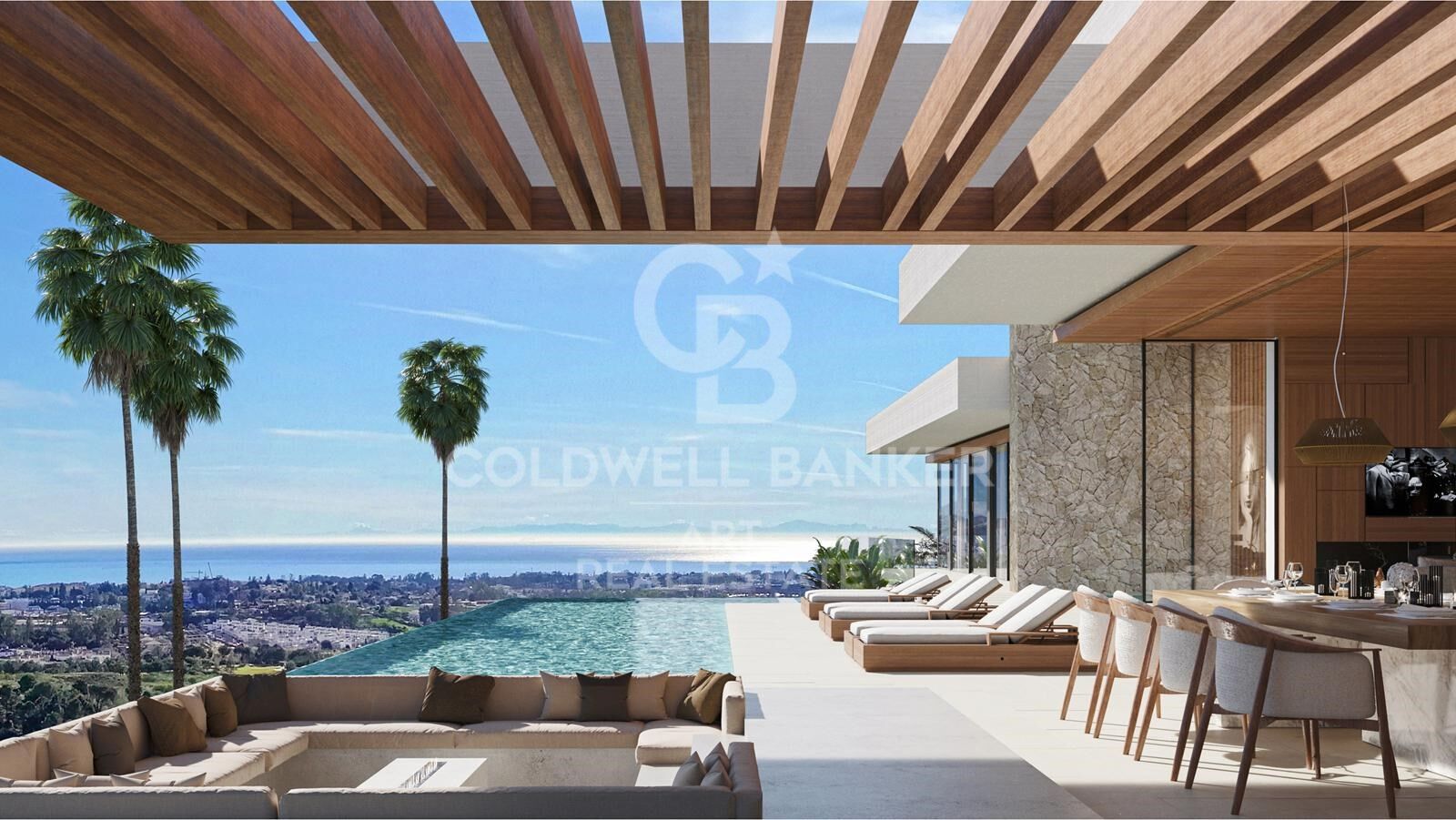 Modern elegance with panoramic views: a rare Benahavis villa opportunity