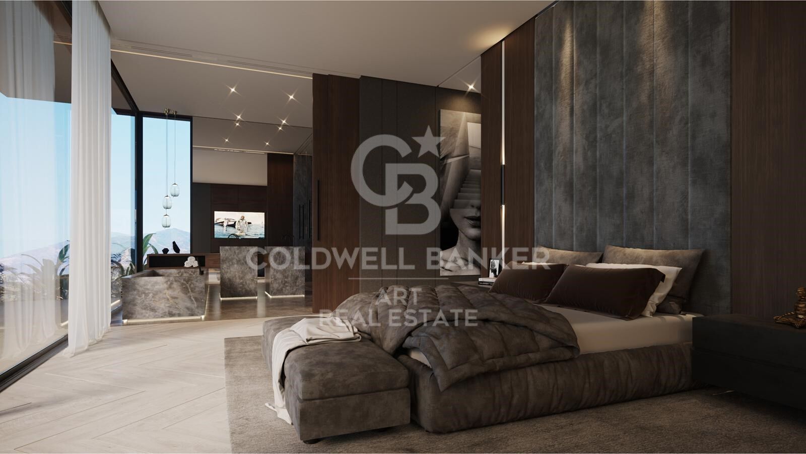 Modern elegance with panoramic views: a rare Benahavis villa opportunity