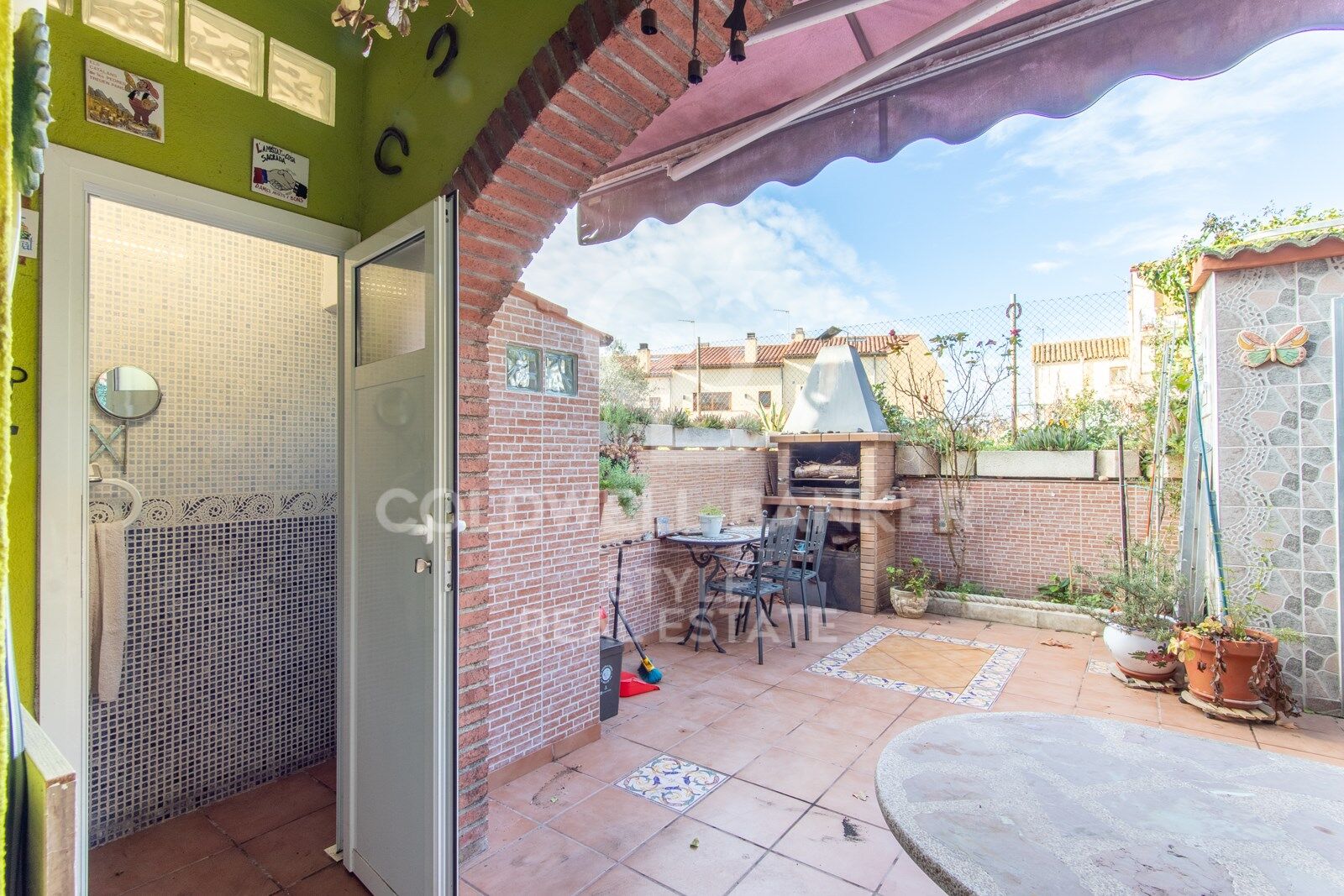 En el centro urbano de Collbató