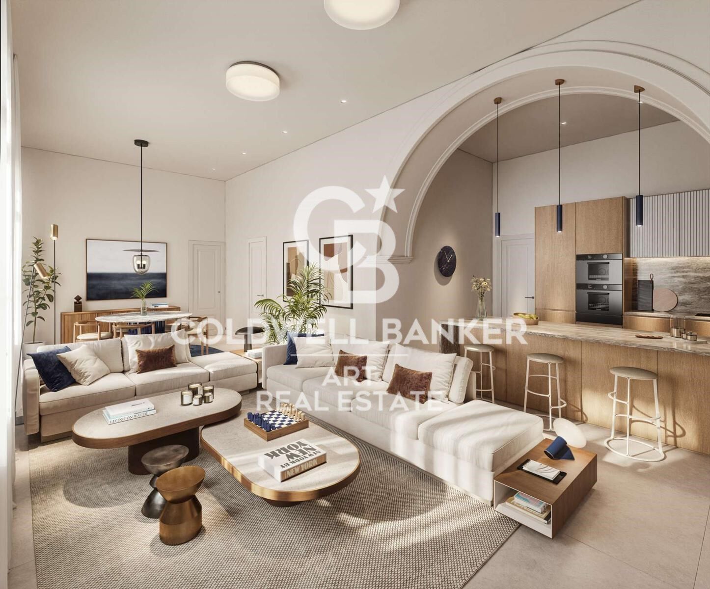 Résidences de luxe avec vue sur la mer dans l'un des quartiers les plus prestigieux de Málaga
