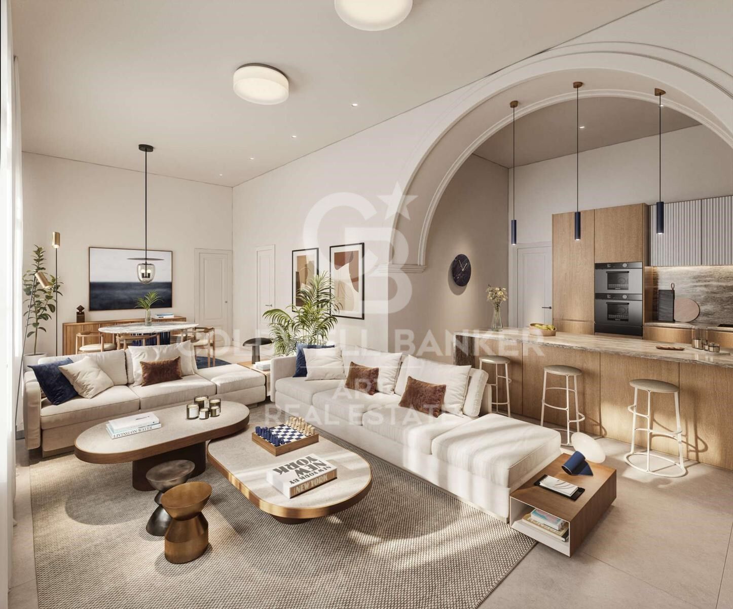 Résidences de luxe avec vue sur la mer dans l'un des quartiers les plus prestigieux de Málaga