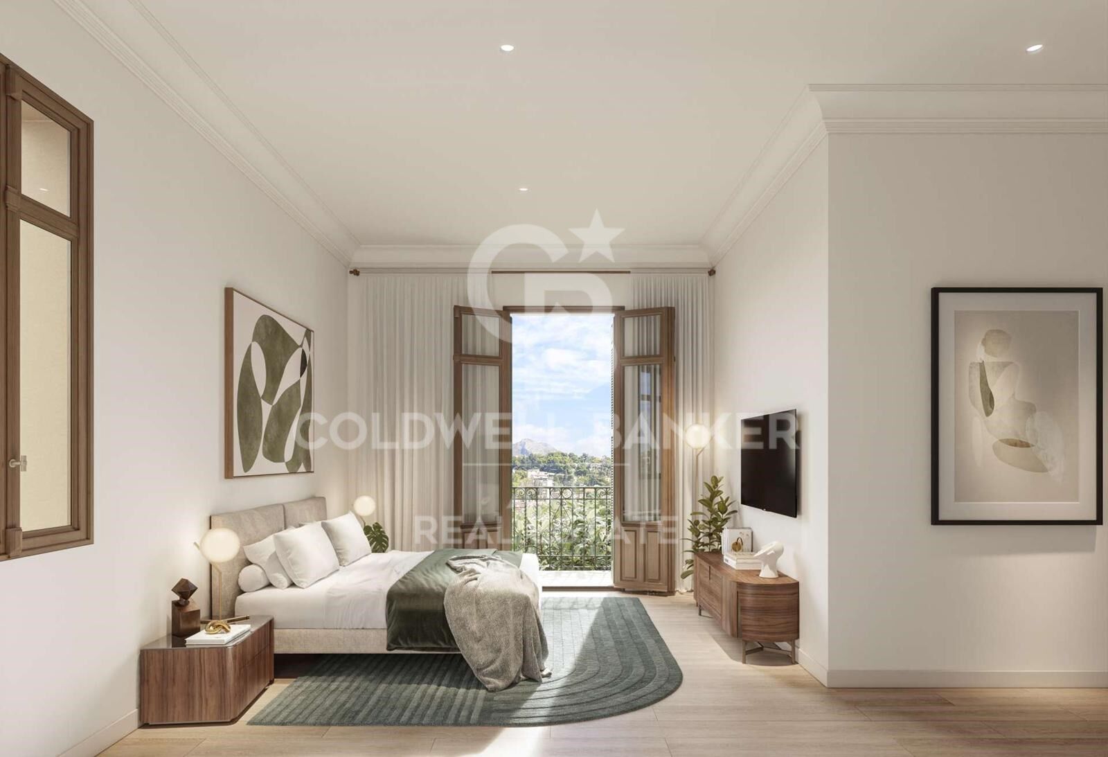 Résidences de luxe avec vue sur la mer dans l'un des quartiers les plus prestigieux de Málaga