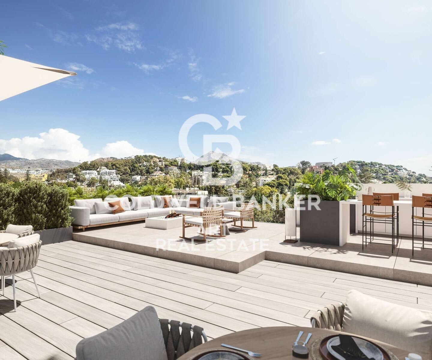 Luxury apartments with sea view in one of Málaga's most prestigious areas