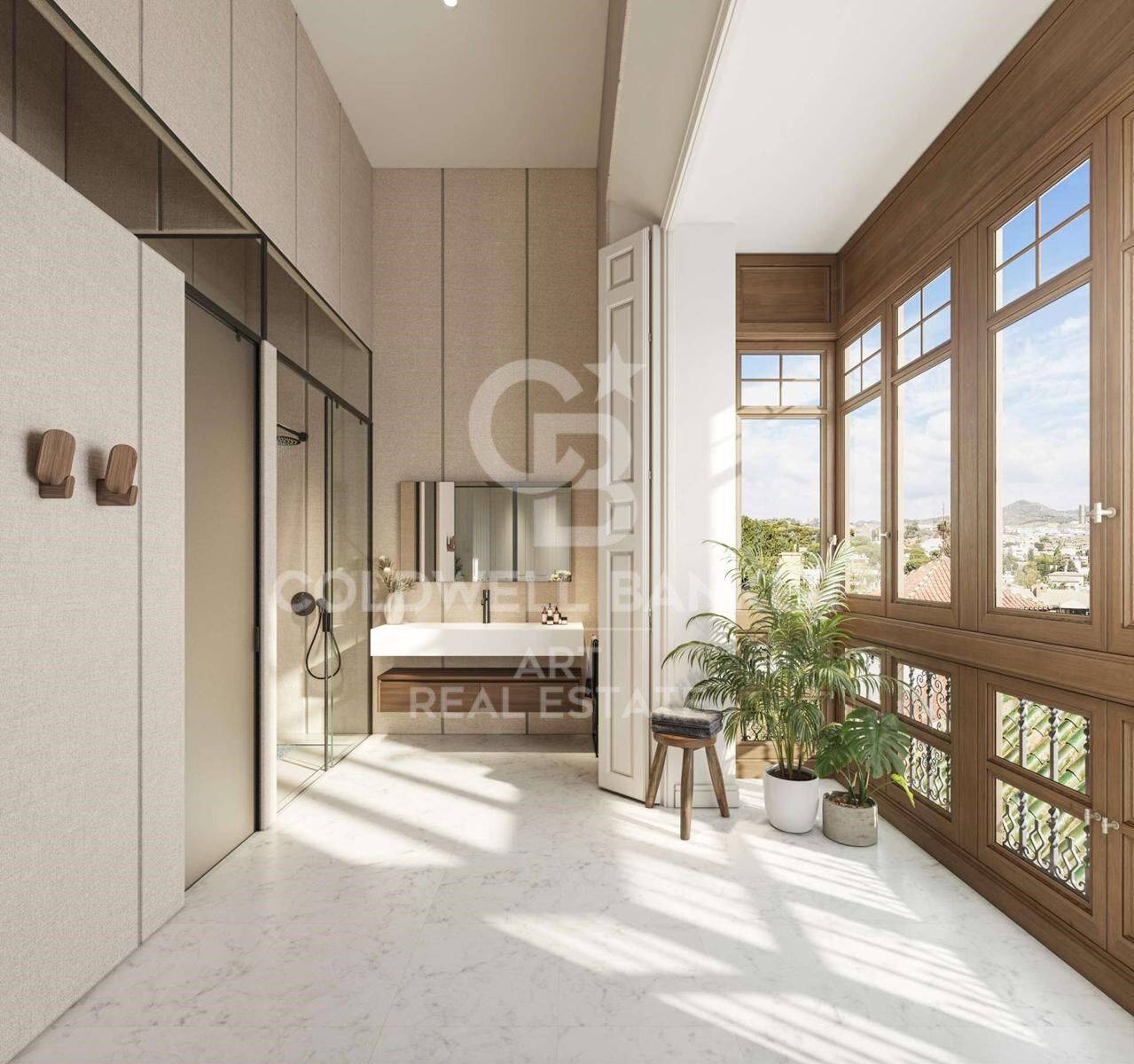 Résidences de luxe avec vue sur la mer dans l'un des quartiers les plus prestigieux de Málaga