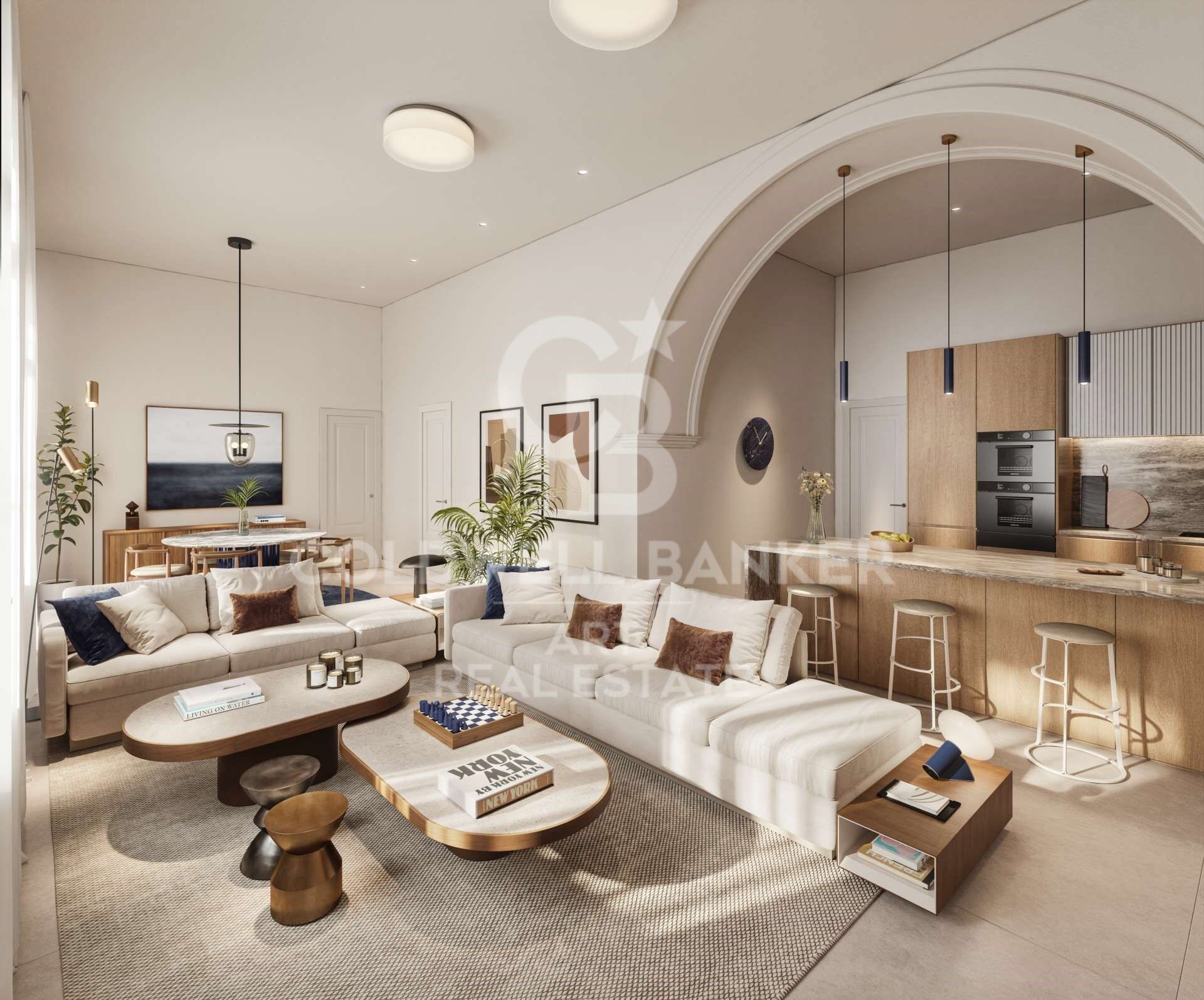 Résidences de luxe avec vue sur la mer dans l'un des quartiers les plus prestigieux de Málaga
