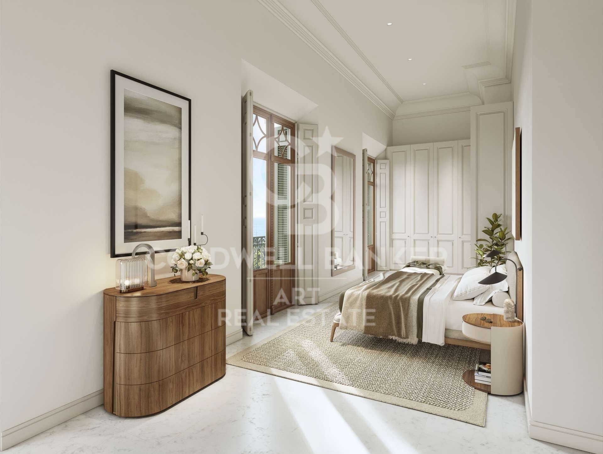 Résidences de luxe avec vue sur la mer dans l'un des quartiers les plus prestigieux de Málaga