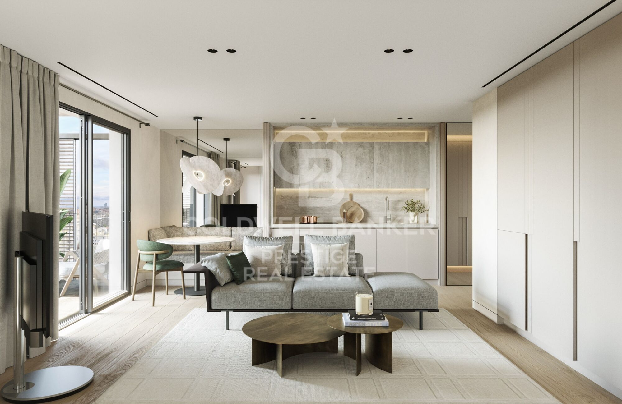 Appartement neuf de 3 chambres avec terrasse dans l'Eixample