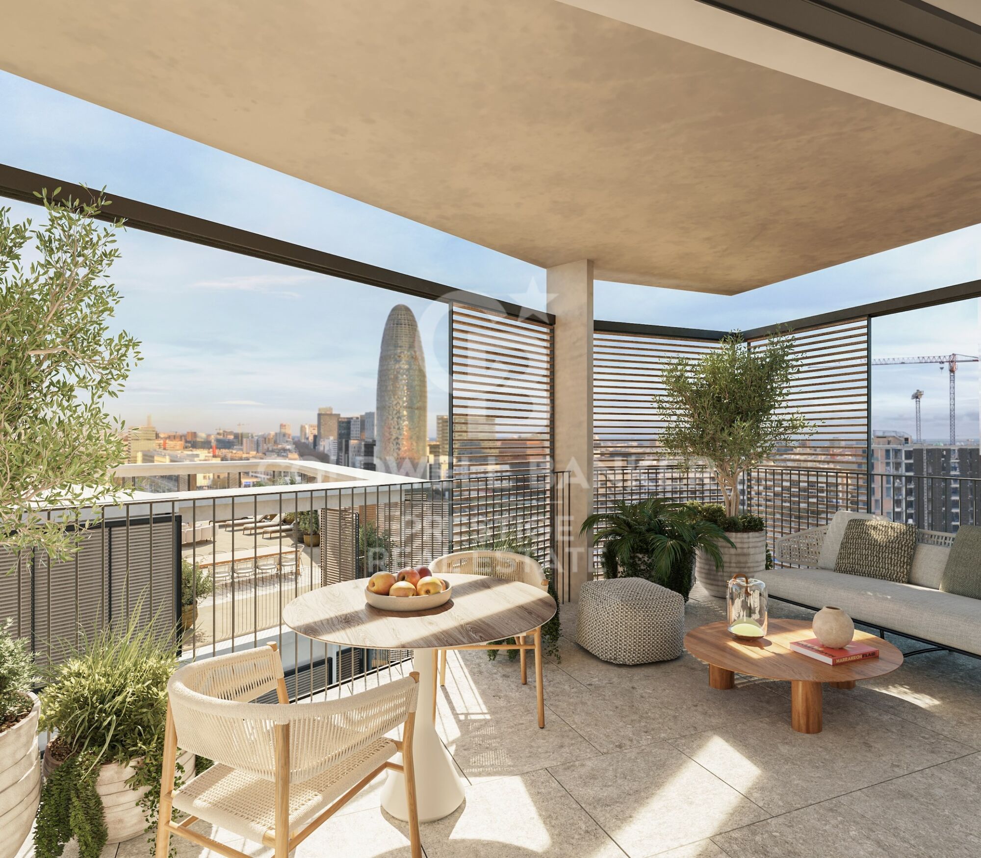 4-Zimmer-Neubauwohnung mit Terrasse in Eixample