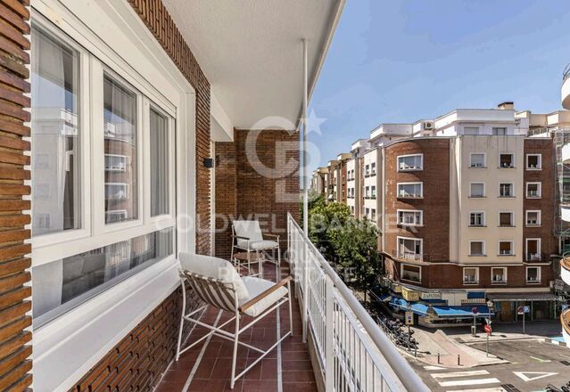 Renovated exterior flat in Chamberí, Madrid