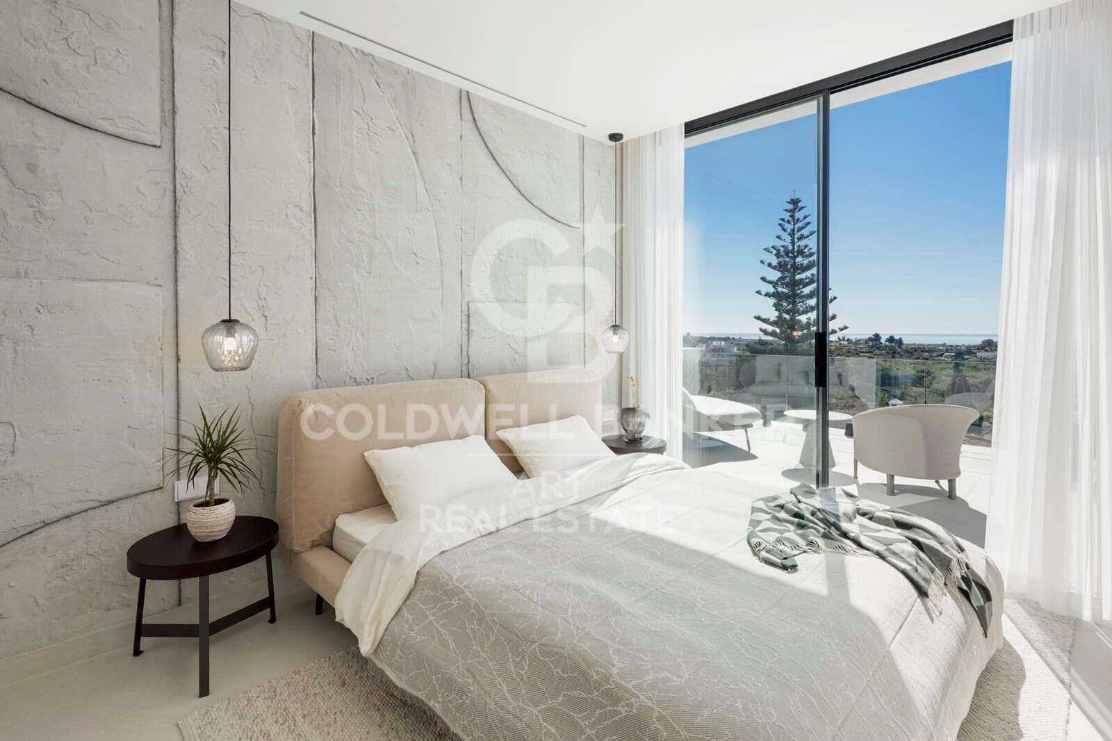 Obra maestra moderna a estrenar con vistas panorámicas en La Quinta, Benahavís