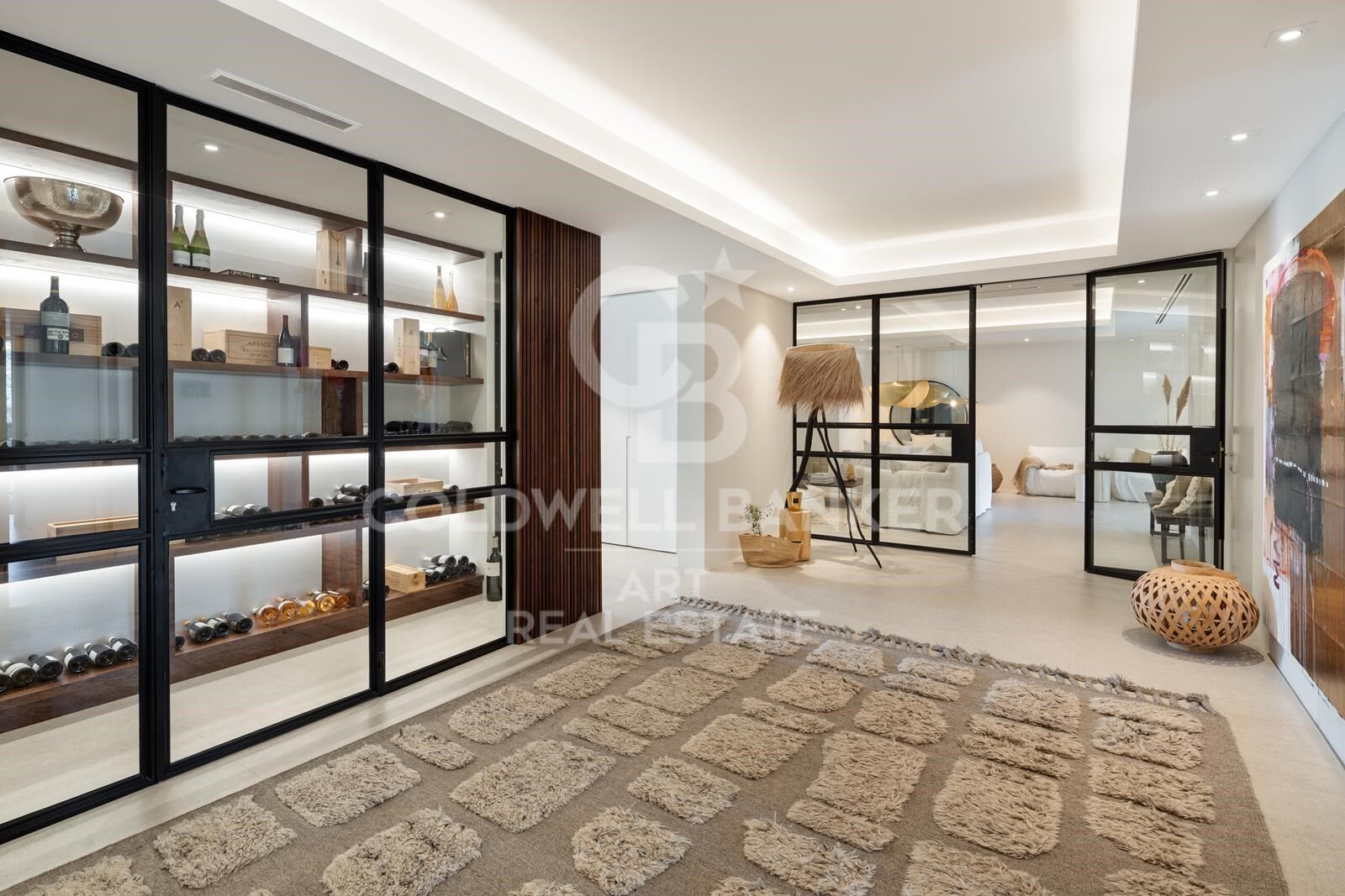 Villa contemporaine avec vue panoramique sur la mer à La Quinta, Benahavís