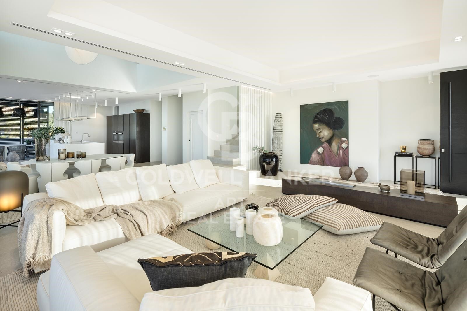 Villa contemporaine avec vue panoramique sur la mer à La Quinta, Benahavís