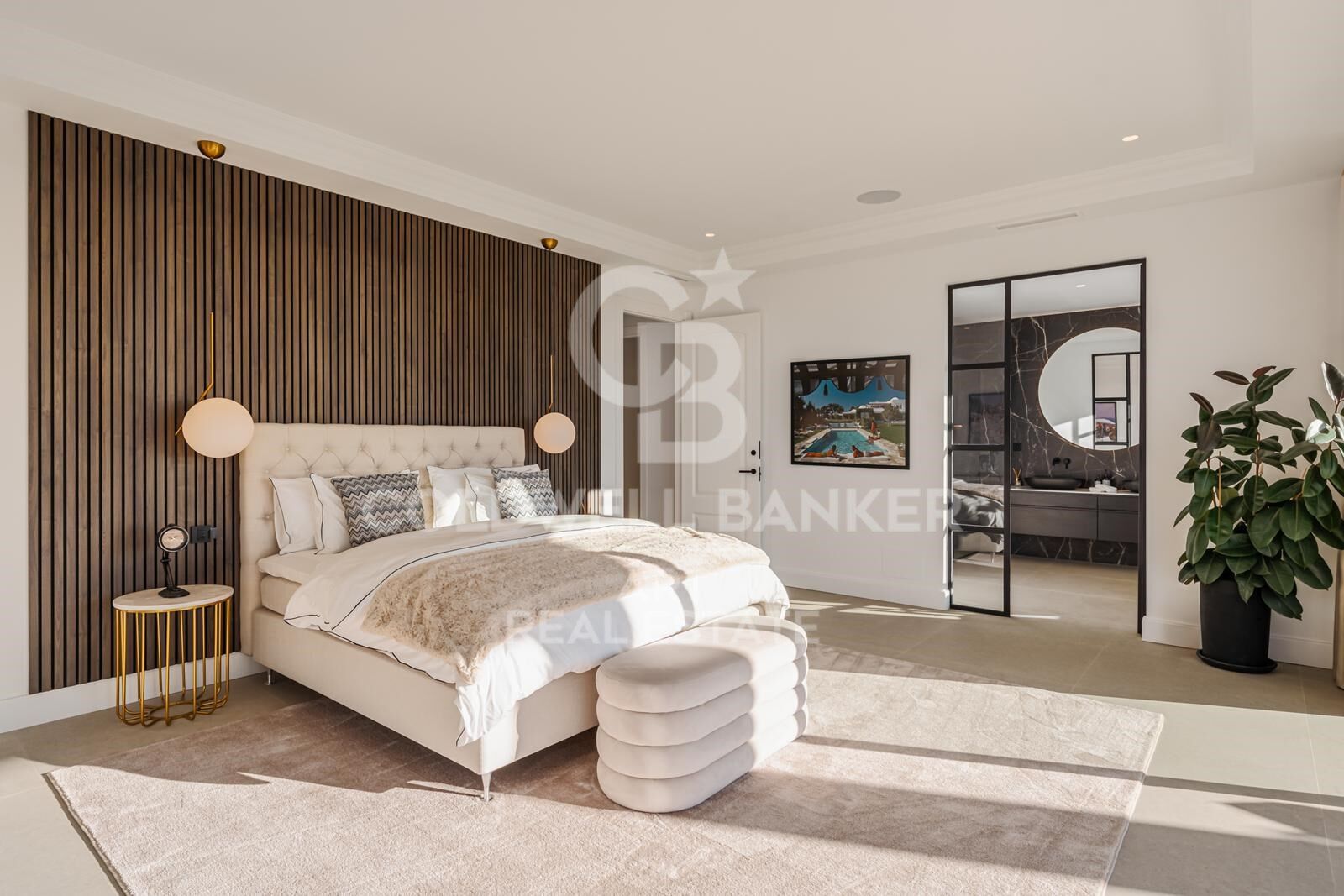 Villa impressionnante avec vue panoramique sur la mer à Los Flamingos, Benahavís