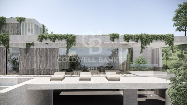 Villa de luxe contemporaine avec vue panoramique sur la mer à Monte Mayor, Benahavís