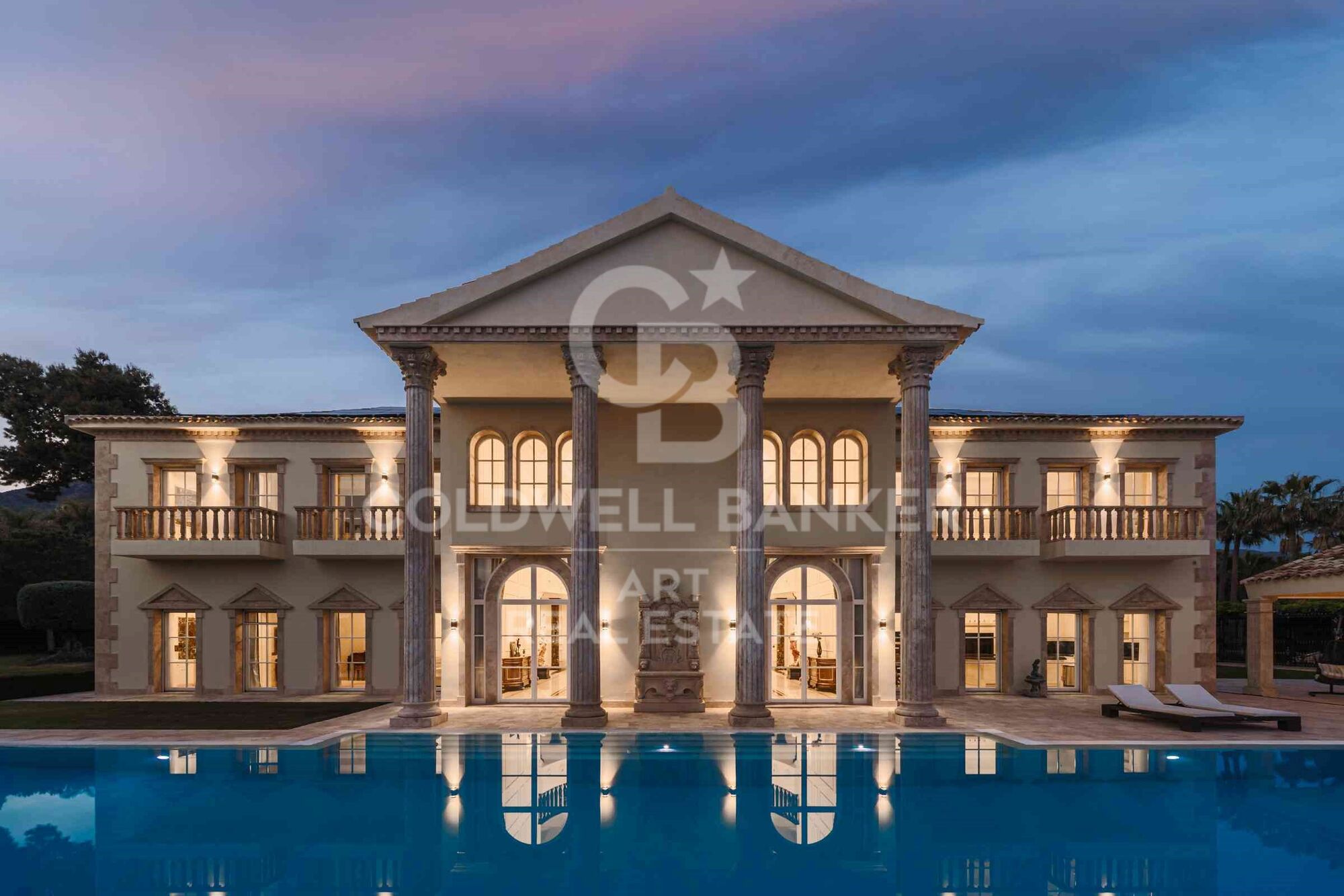 Splendide villa néo-classique avec vue sur mer, Sierra Blanca, Marbella