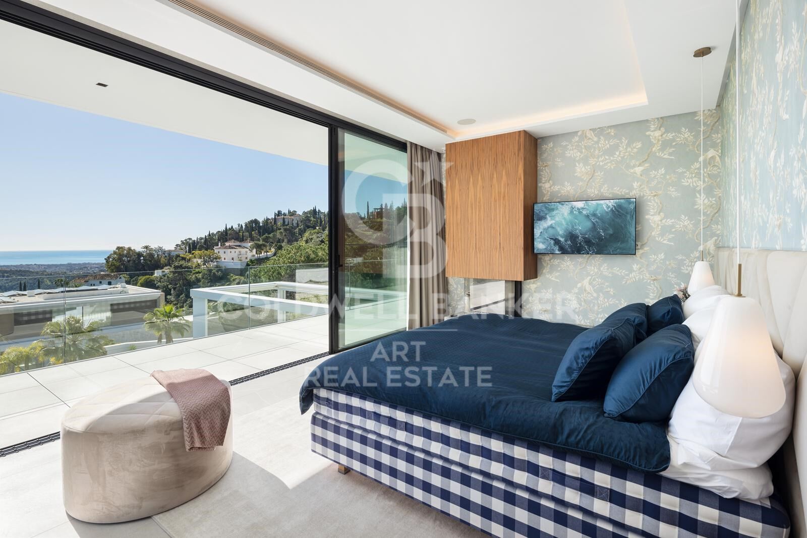 Villa de lujo contemporáneo con vistas al Mediterráneo en El Madroñal, Benahavís