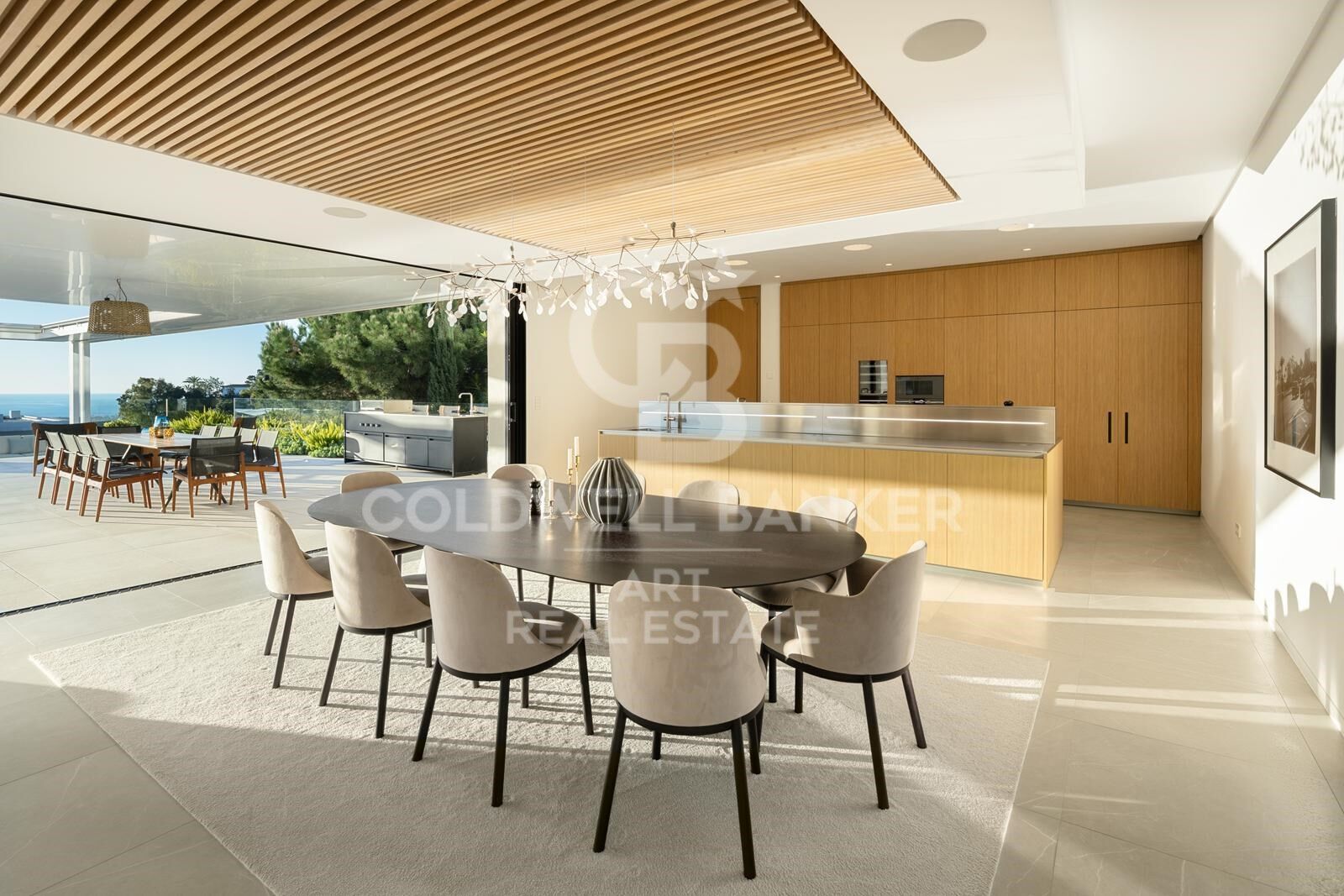 Zeitgenössische Luxusvilla mit Meerblick in El Madroñal, Benahavís