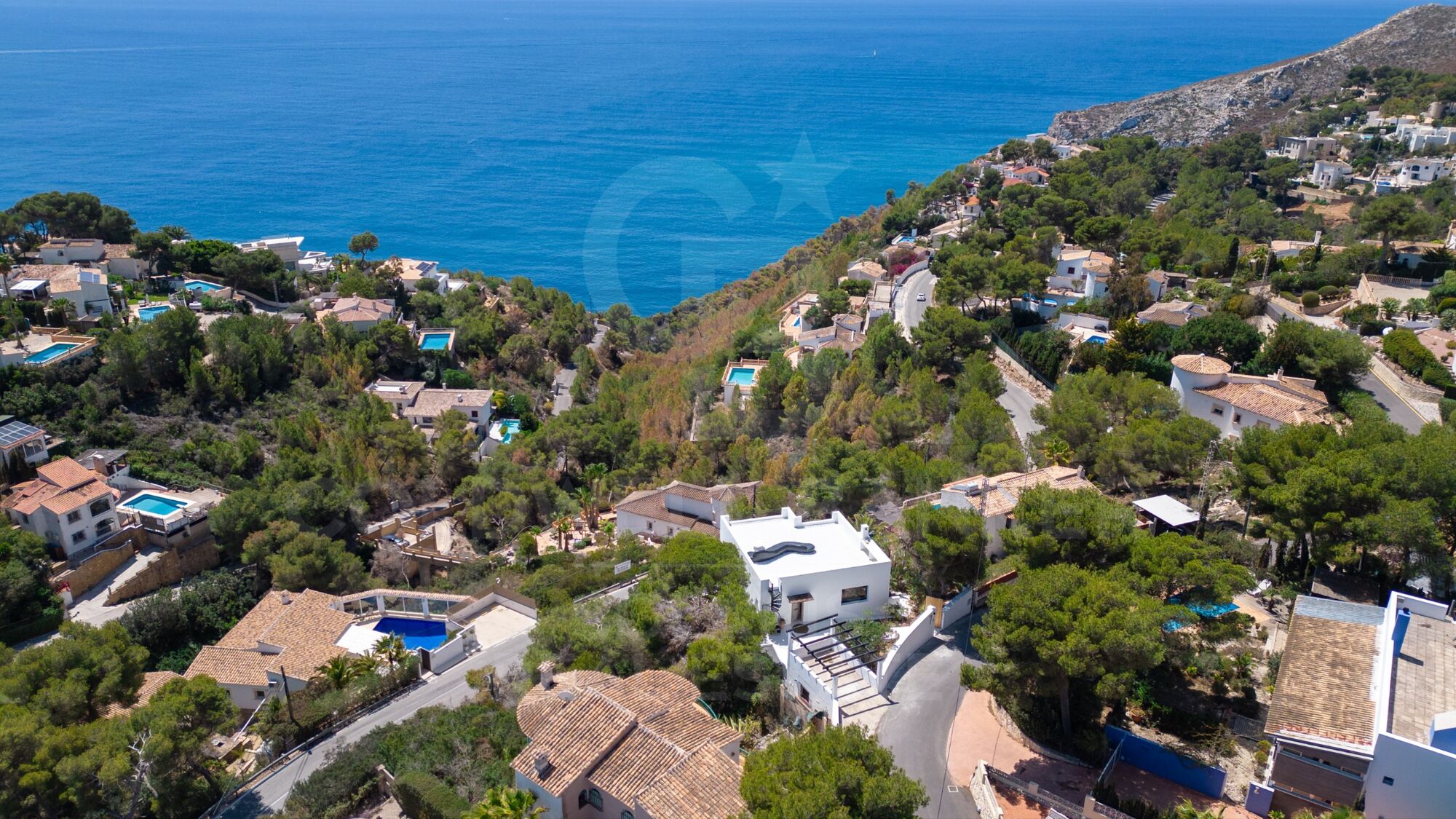 Villa Caleta - Ibicenco-Style with Panoramic Mediterranean Sea Views