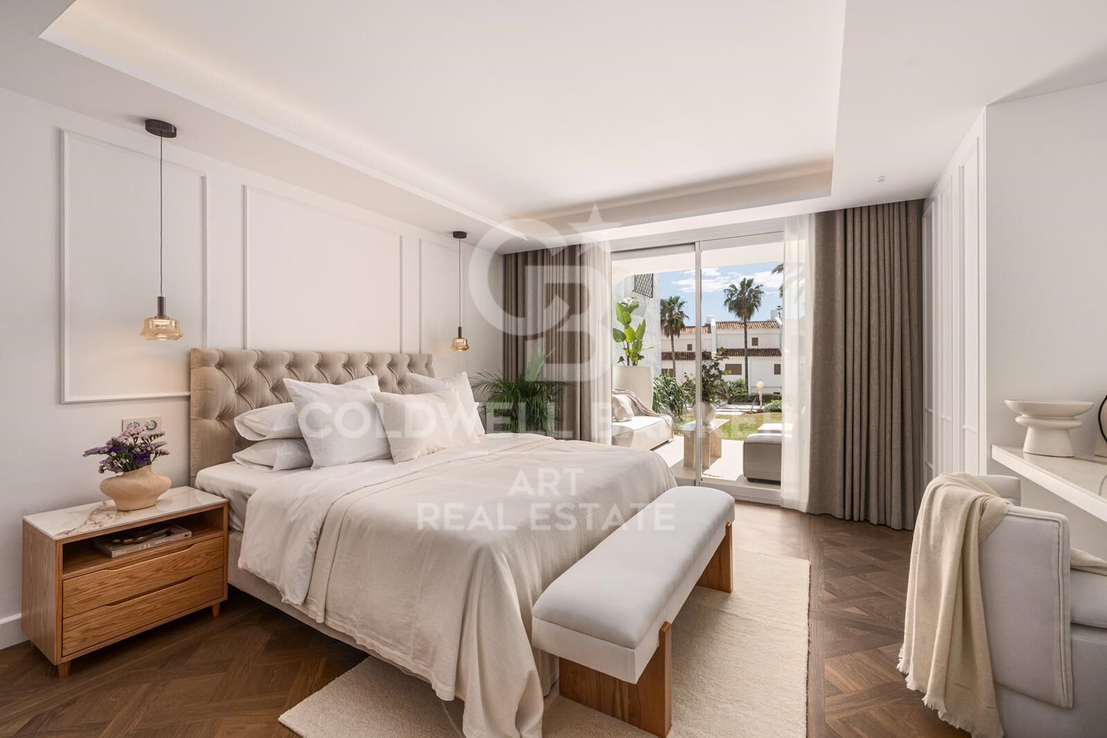 Stylish apartment with sea views in Coral Beach, Golden Mile