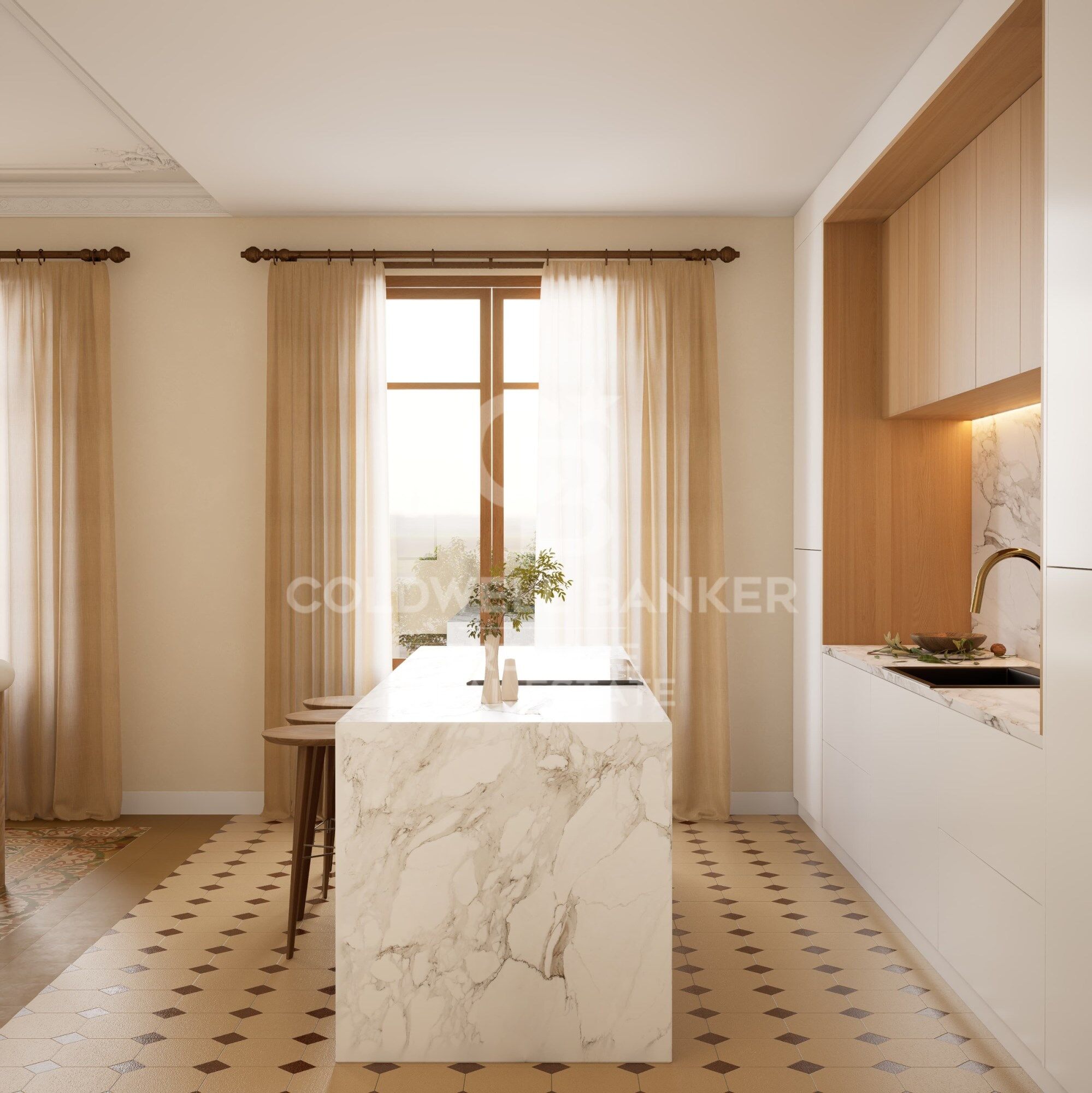 Appartement avec des éléments architecturaux représentatifs. 'La Dreta de l'Eixample ', Barcelona