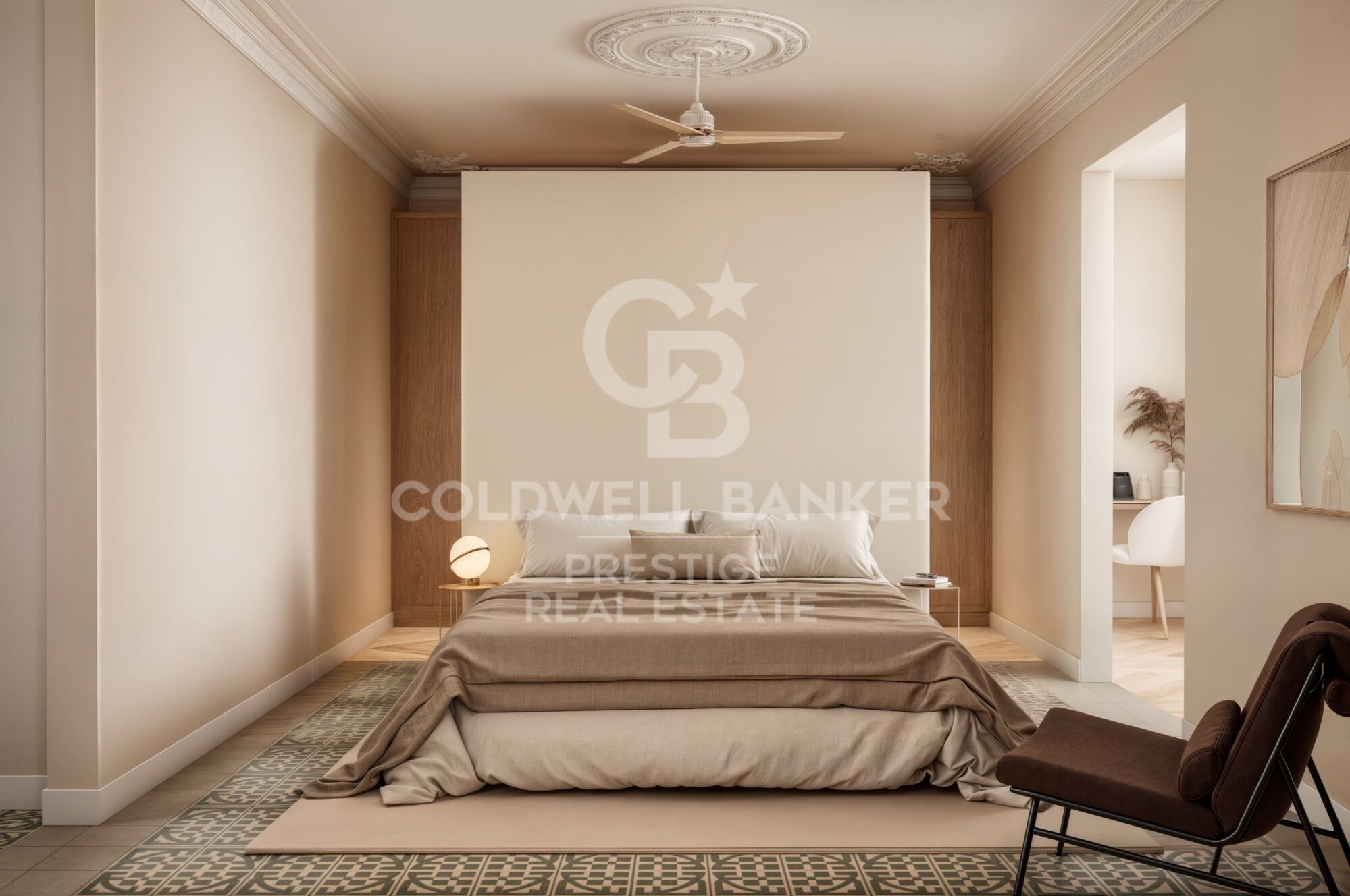 Apartment with representative architectural elements. 'La Dreta de l'Eixample ', Barcelona