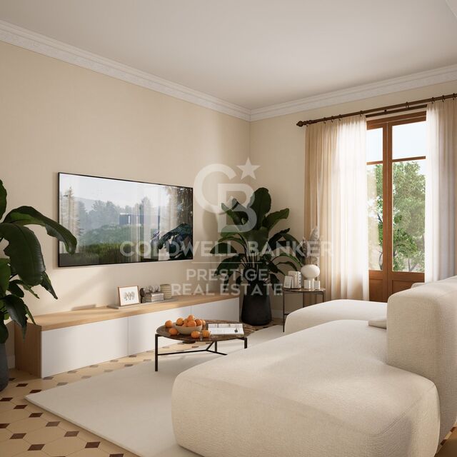 Appartement avec des éléments architecturaux représentatifs. 'La Dreta de l'Eixample ', Barcelona