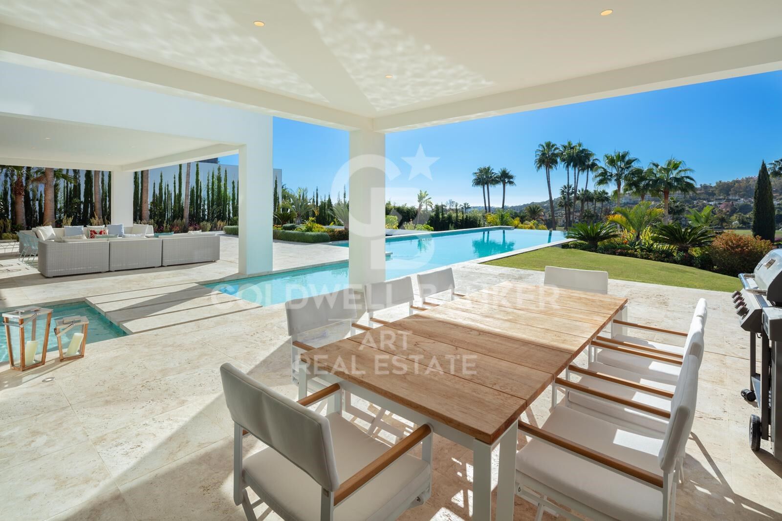 A signature villa of contemporary elegance in La Cerquilla, Nueva Andalucía Golf Valley