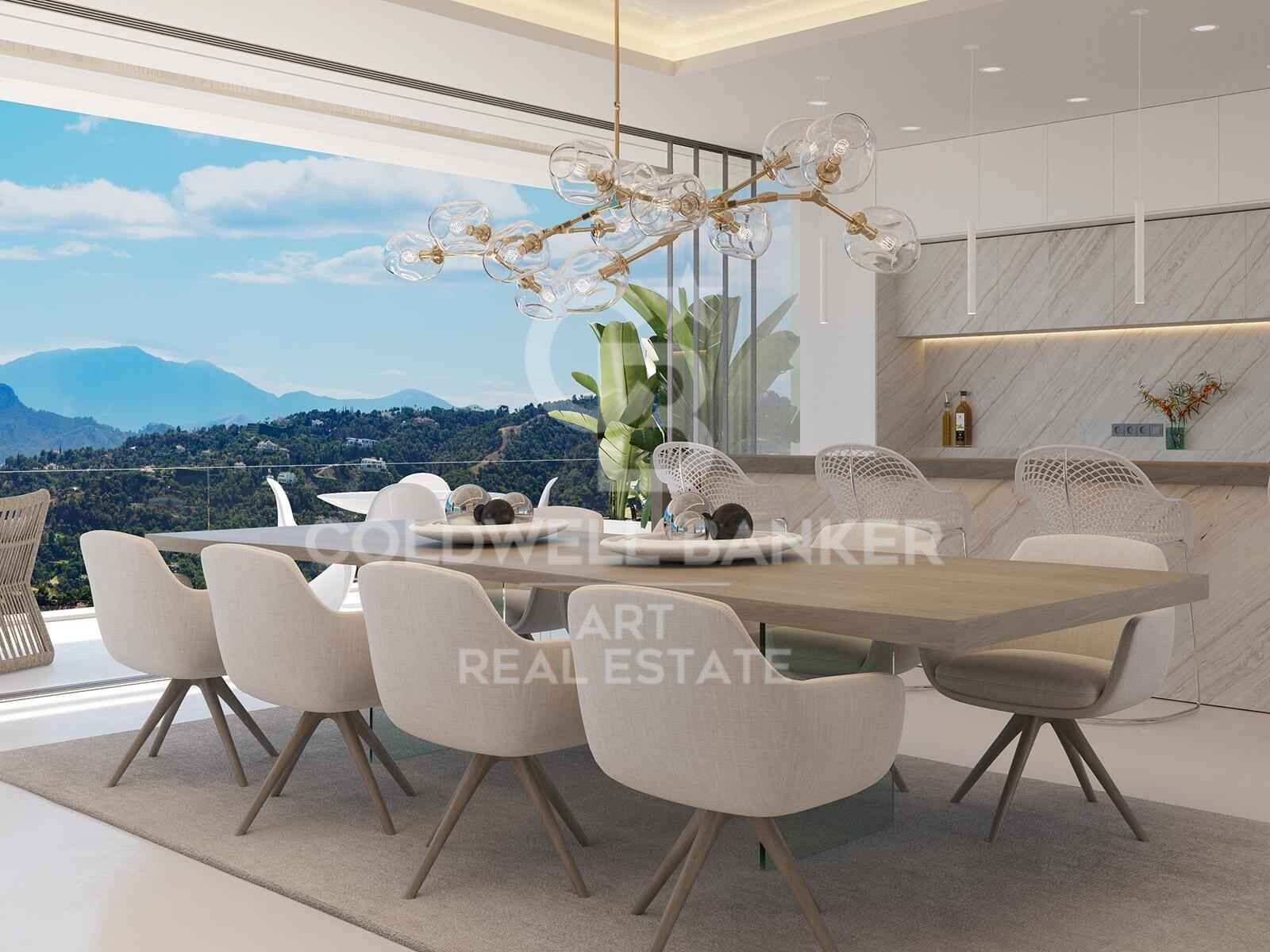 Magnificas villas de obra nueva situadas en Marbella