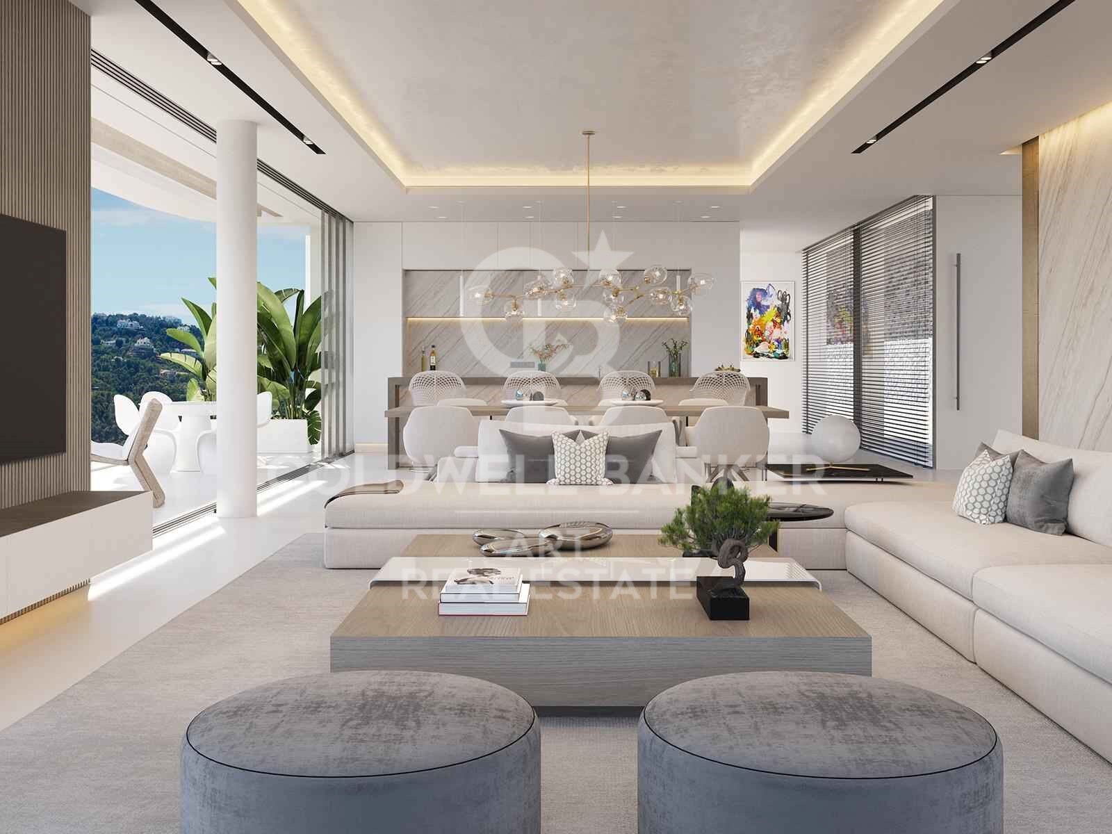 Magnificas villas de obra nueva situadas en Marbella