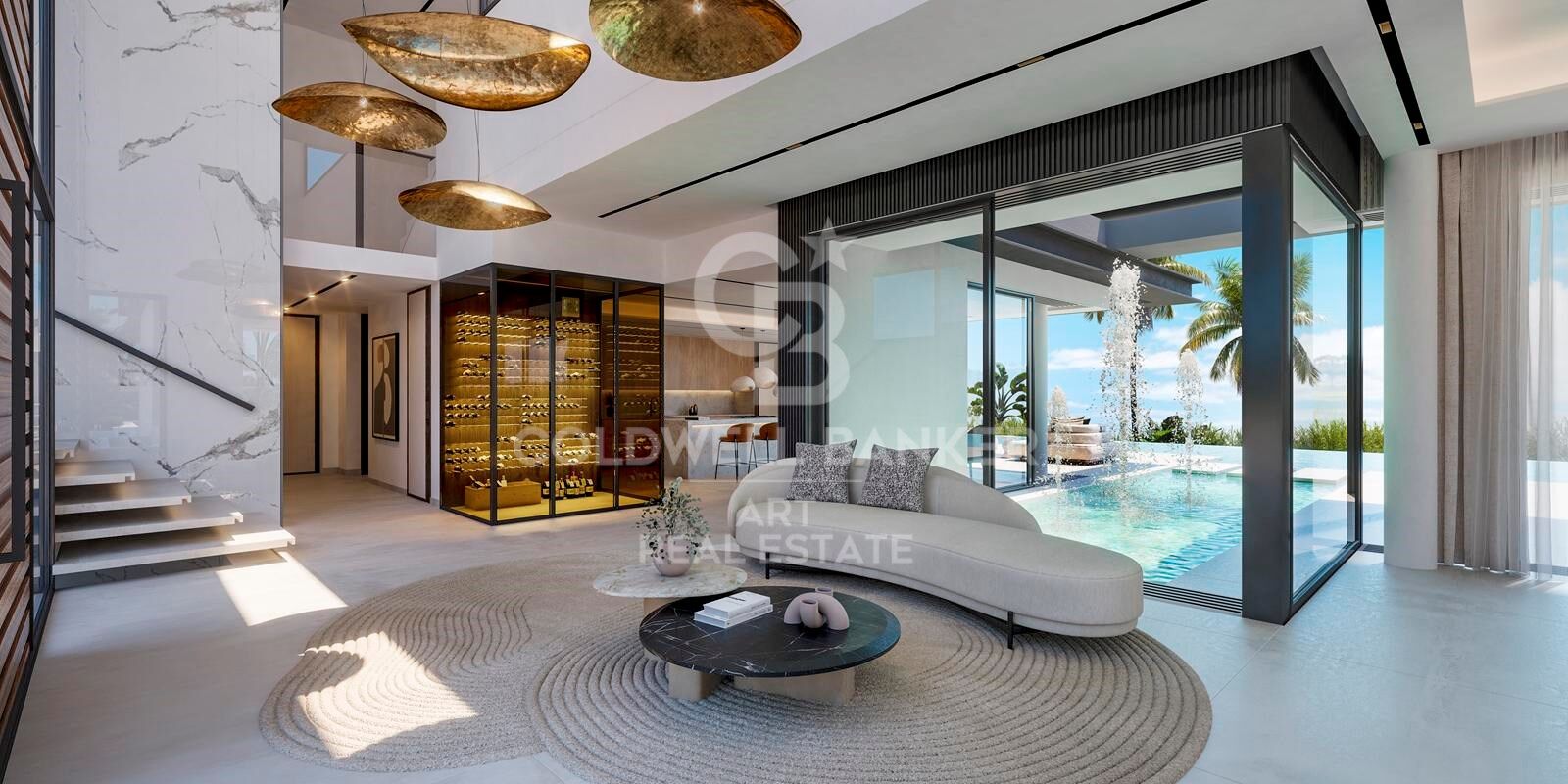 Wonderful contemporary villas on exceptional plots with sea views in El Paraiso Alto, Benahavis