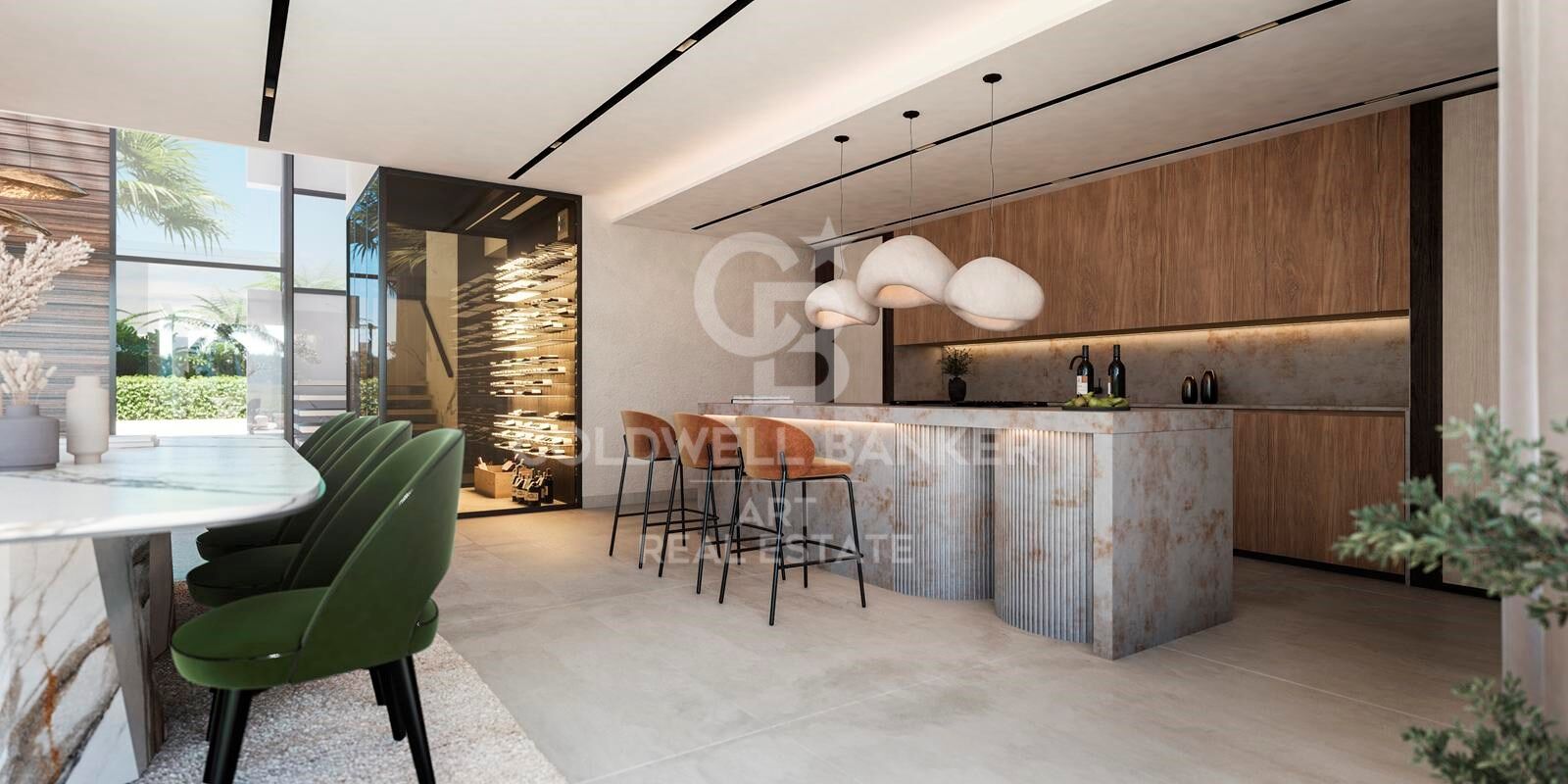 Wonderful contemporary villas on exceptional plots with sea views in El Paraiso Alto, Benahavis