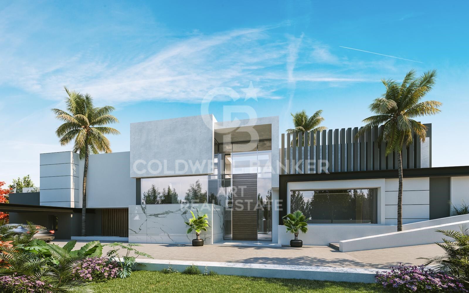 Maravillosas villas contemporáneas en parcelas excepcionales con vistas al mar en El Paraíso Alto, Benahavís