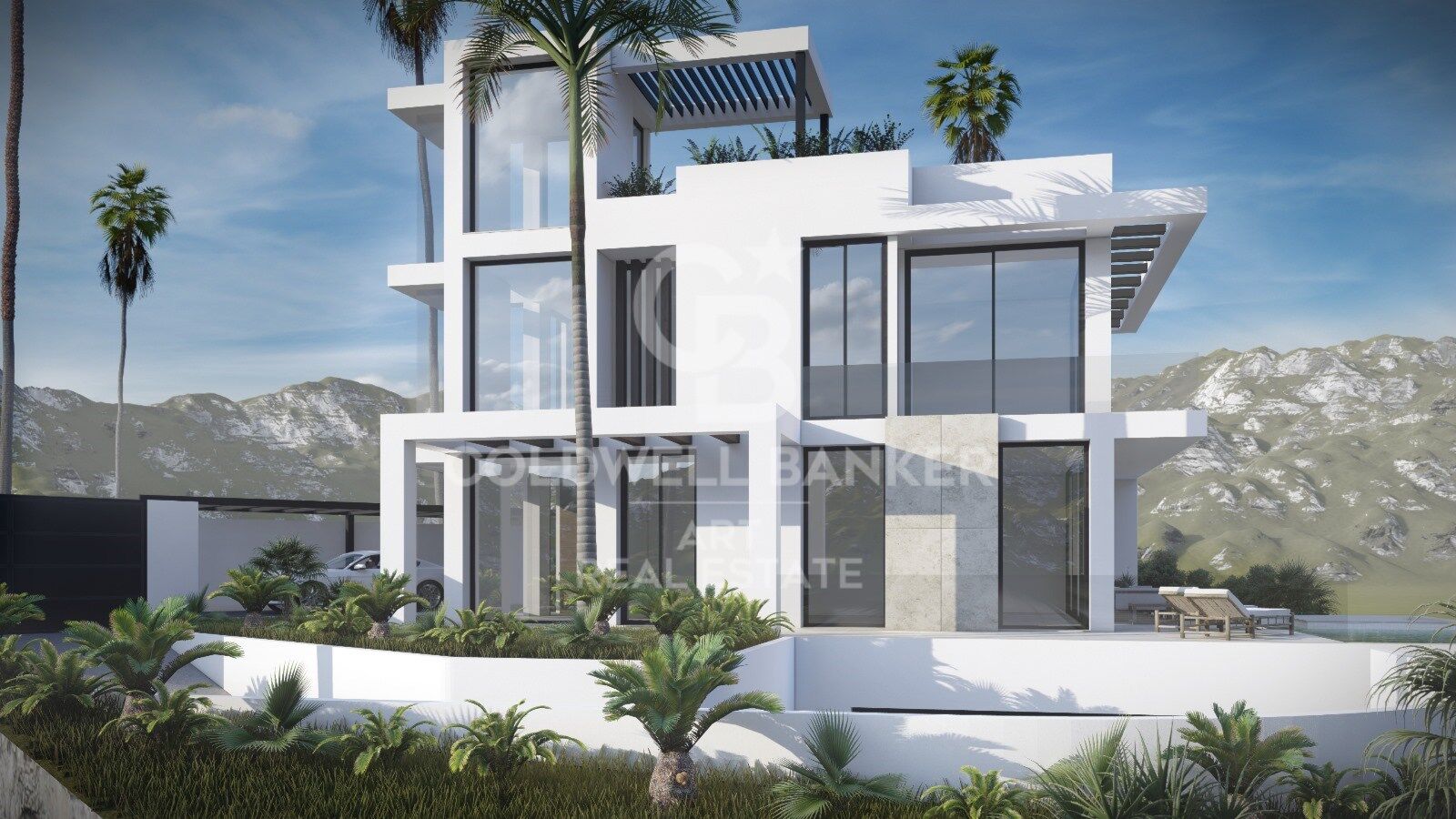 Modern villa project in Buenas Noches, Estepona