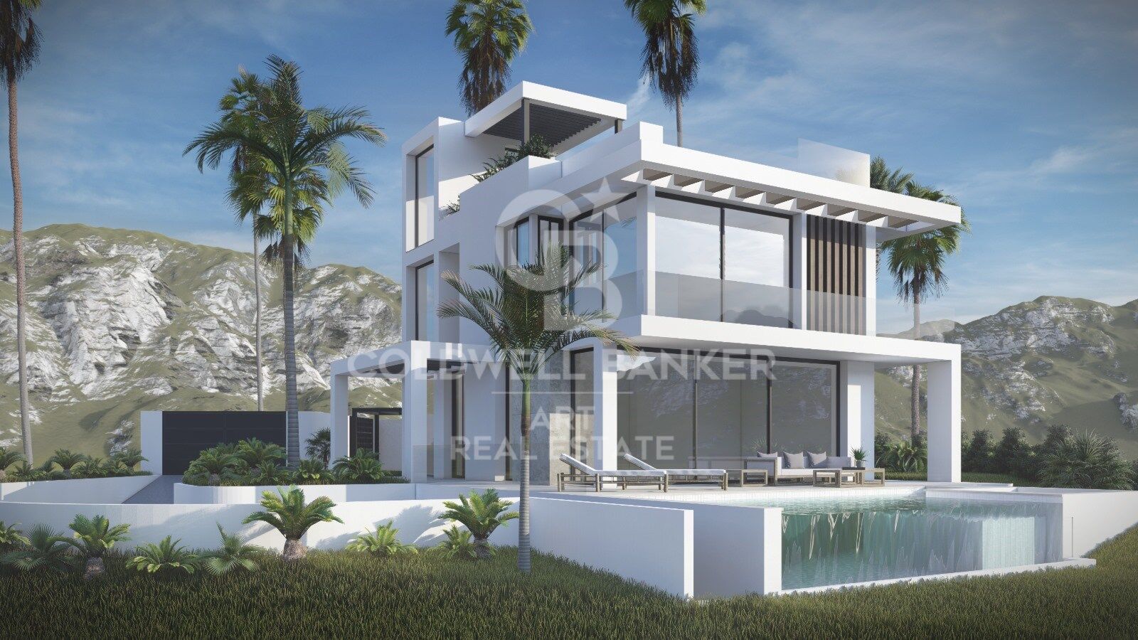 Modern villa project in Buenas Noches, Estepona
